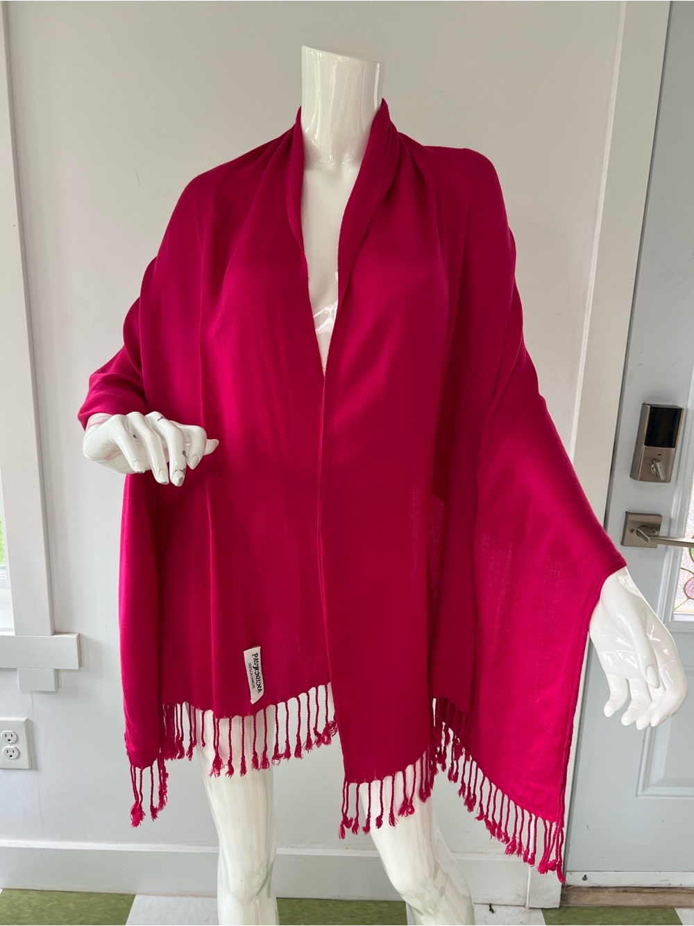 100% Cashmere scarf oversized shawl winter-core dopamine